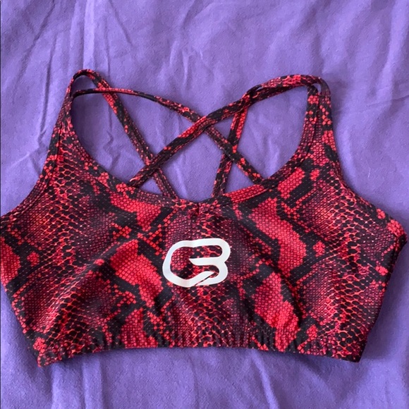 CYCLEBAR Other - CYCLEBAR x PHEEL STYLE RED SNAKESKIN BRA S